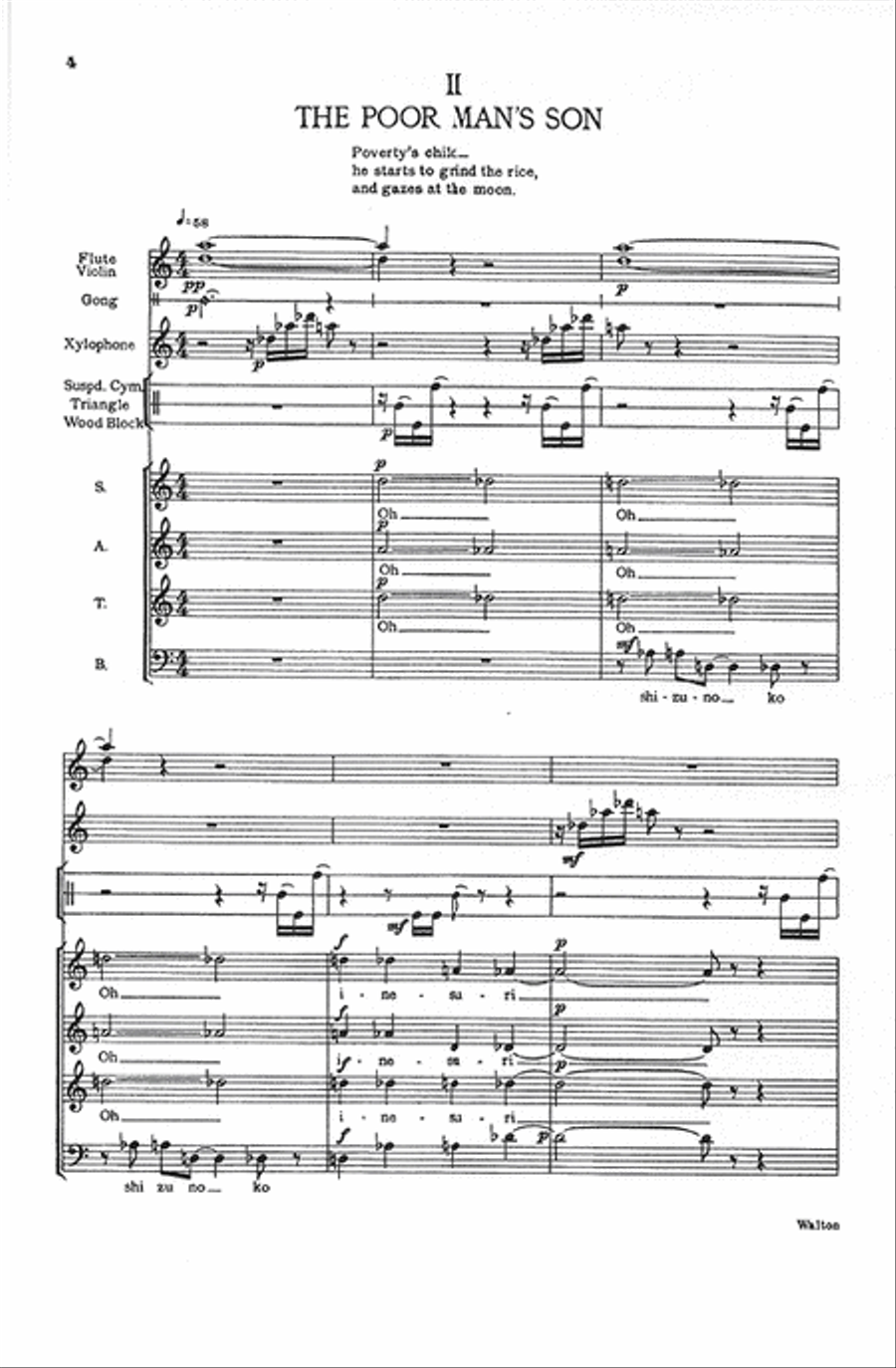 Eight Japanese Haiku Eight Japanese Haiku 4-Part scores gallery preview page 3