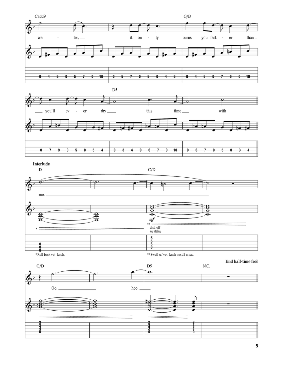 Slither Acoustic Guitar scores gallery preview page 5