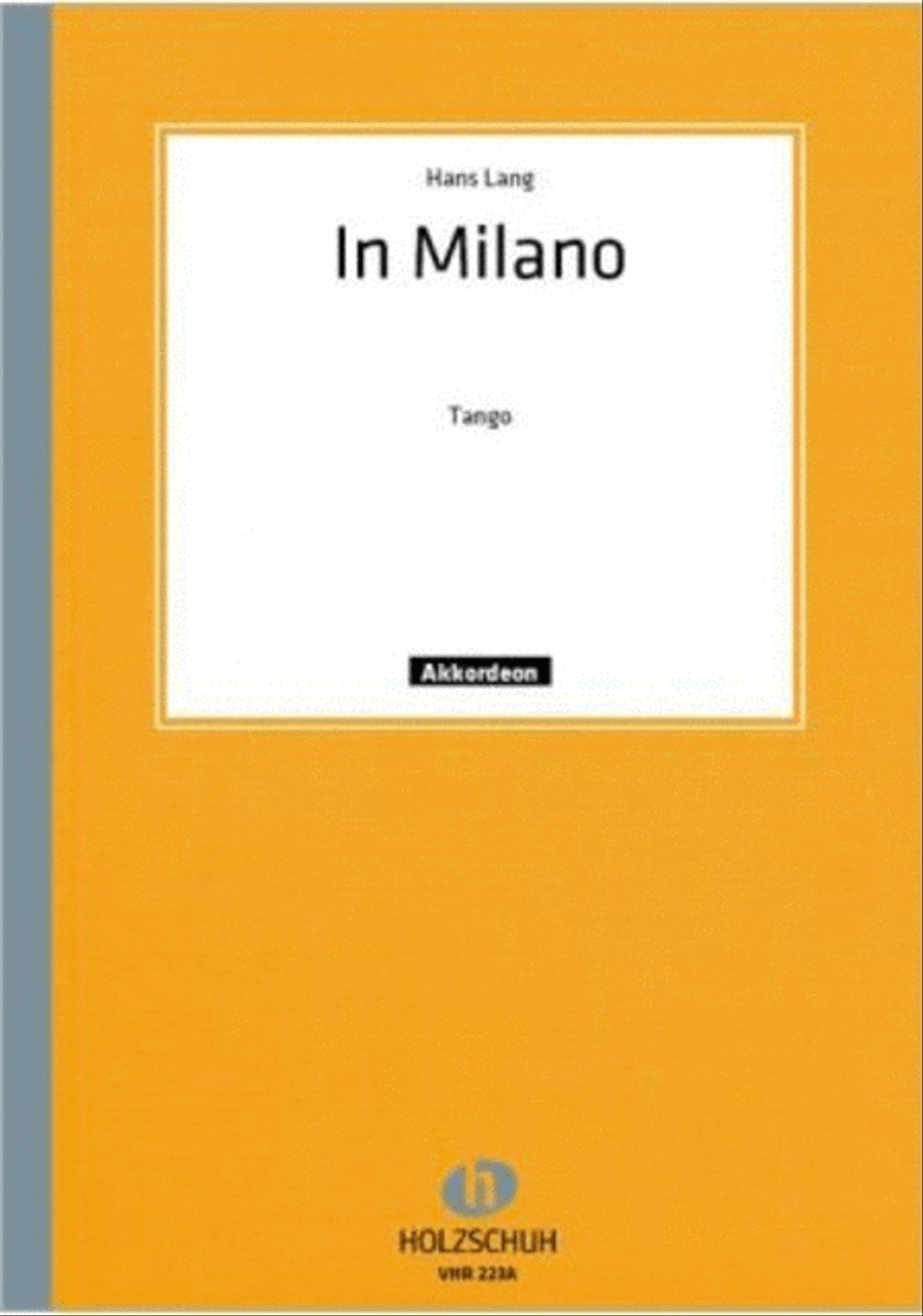 In Milano Accordion scores gallery preview page 1
