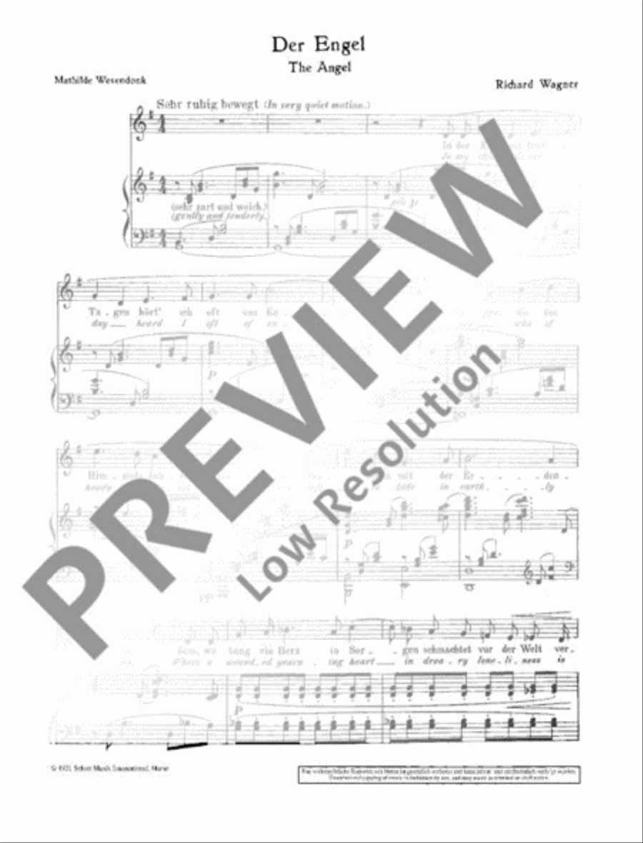Wesendonck-Lieder Piano scores gallery preview page 4