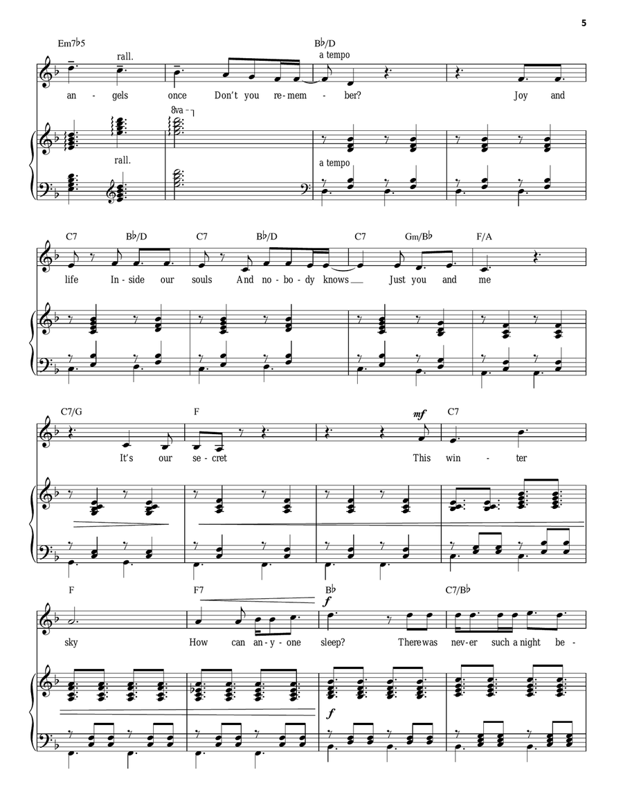 No One Else Voice scores gallery preview page 5