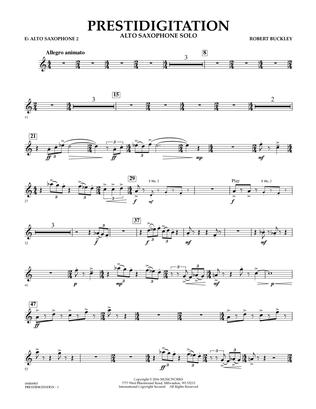 Prestidigitation (Alto Saxophone Solo with Band) - Eb Alto Saxophone 2