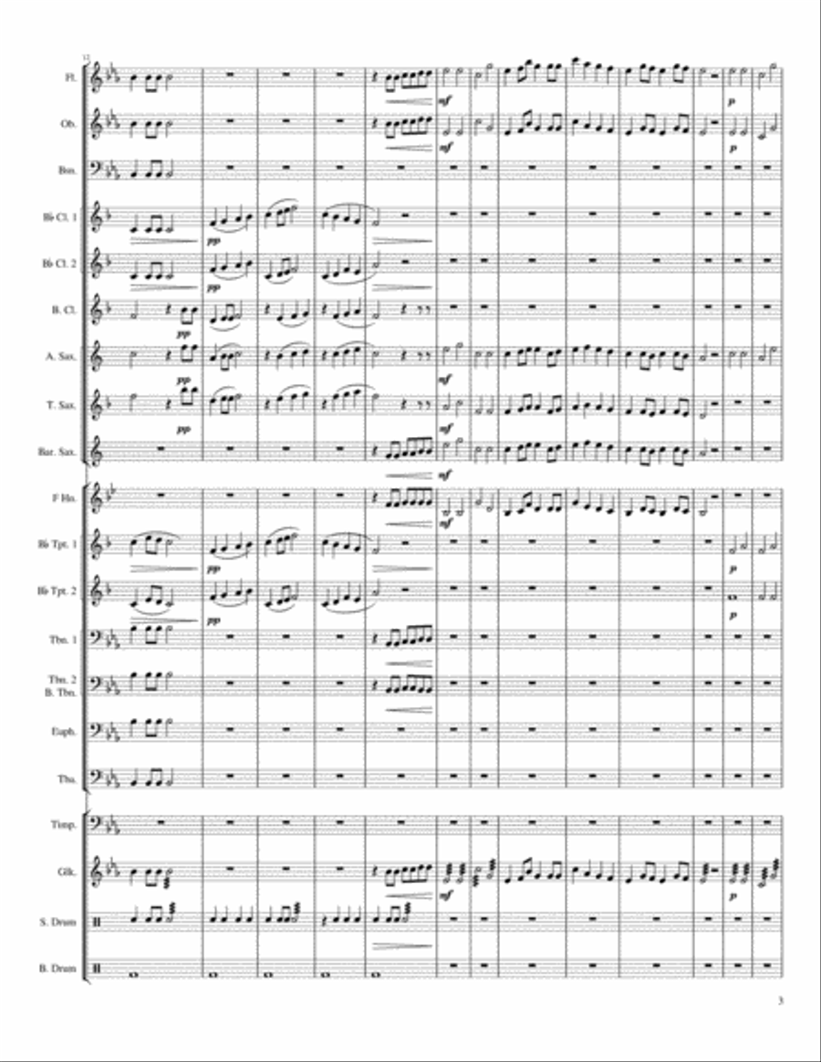 Royal Succession Concert Band scores gallery preview page 3