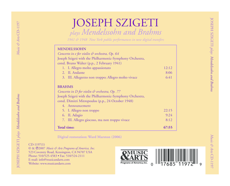 Sziegeti Plays Violin Concerto