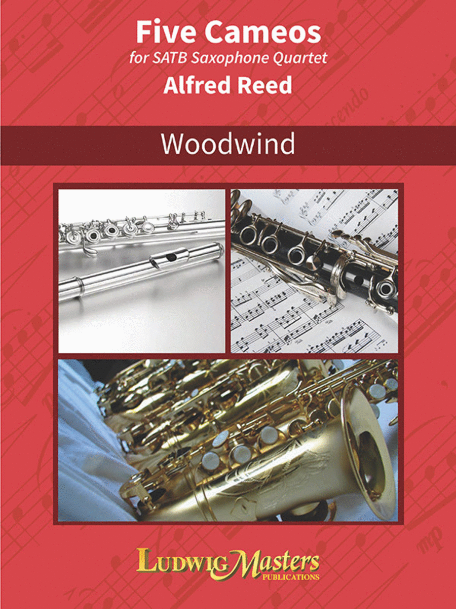 Five Cameos Five Cameos Saxophone Quartet scores gallery preview page 1