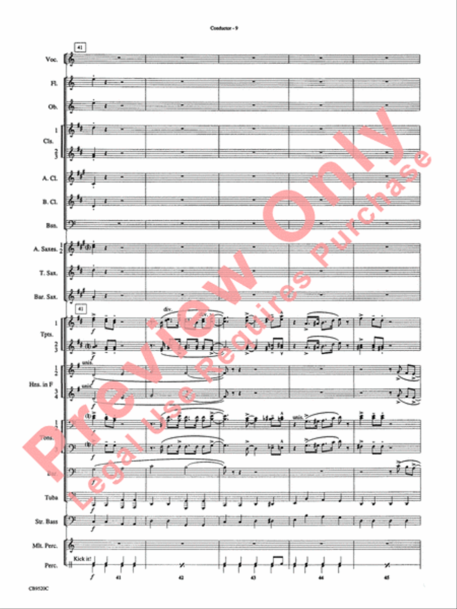 But Not for Me But Not for Me Concert Band scores gallery preview page 11