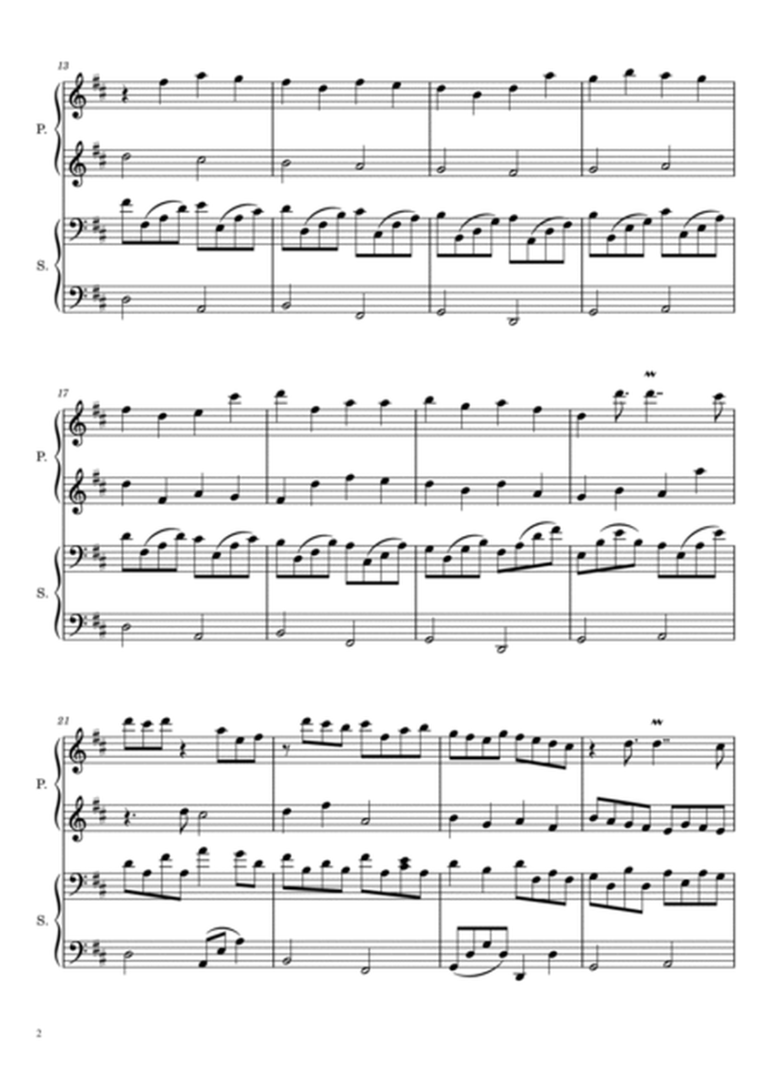 Canon in D - Piano Duet - For Four Hand -J.Pachelbel image number null