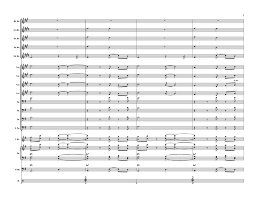 Summer In Central Park Summer In Central Park Jazz Ensemble scores gallery preview page 5