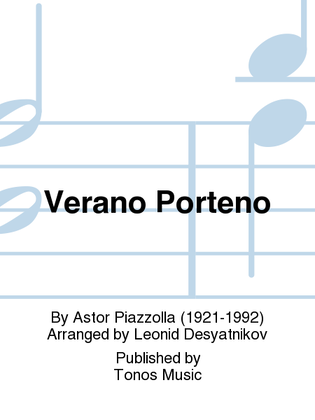 Book cover for Verano Porteno