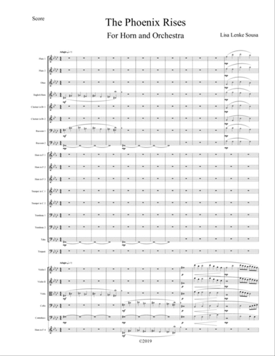 The Phoenix Rises Full Orchestra scores gallery preview page 2
