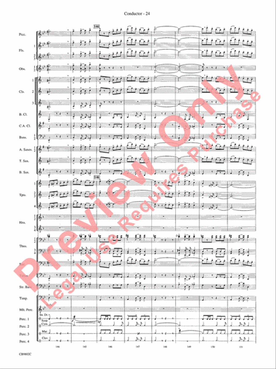 Porgy and Bess Porgy and Bess Concert Band scores gallery preview page 26
