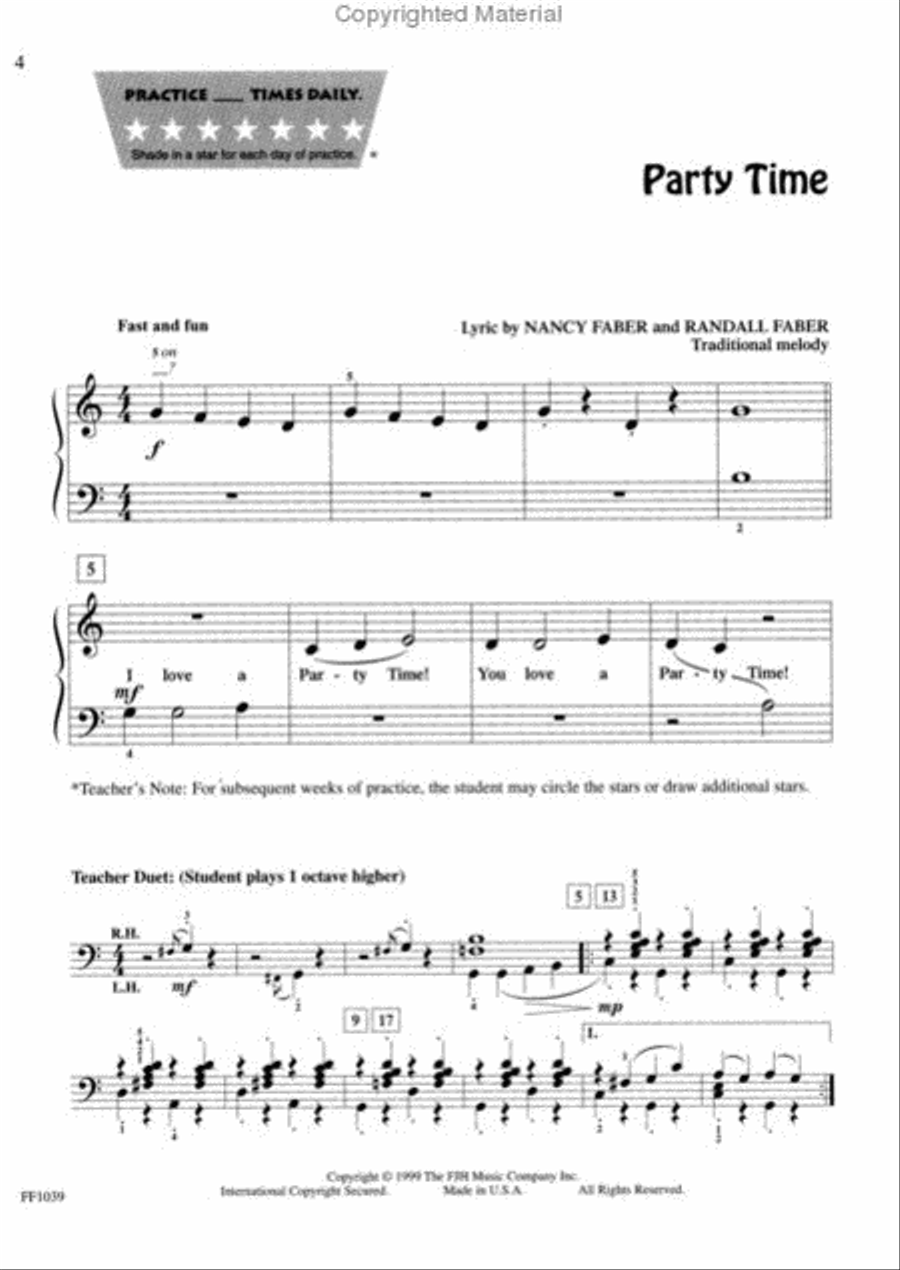 PlayTime® Piano Kids' Songs Piano Method scores gallery preview page 2