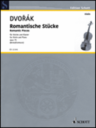 Book cover for Romantic Pieces, Op. 75 [Romantische Stücke]
