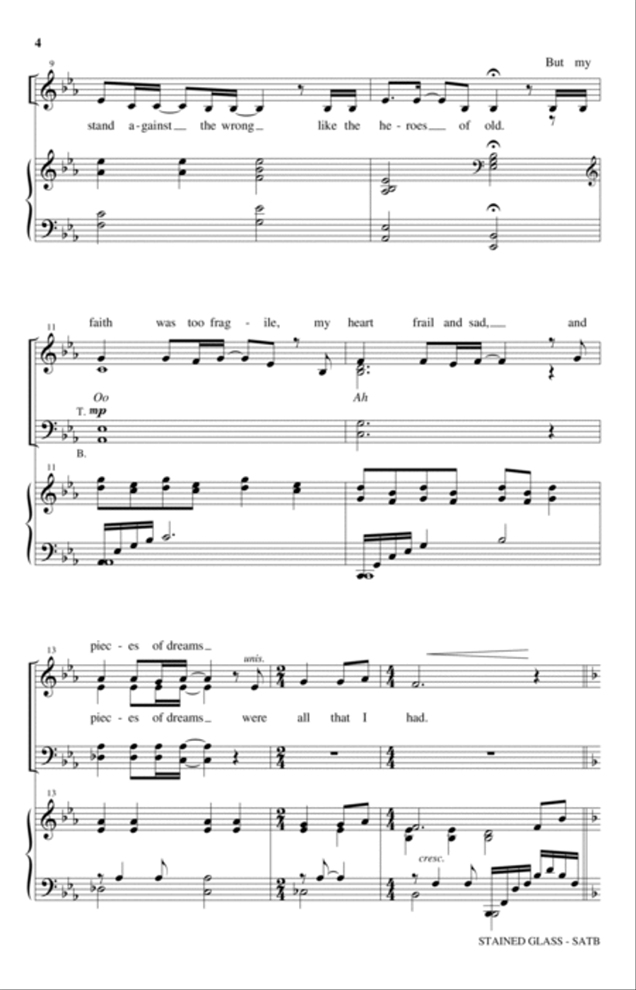 Stained Glass 4-Part scores gallery preview page 2