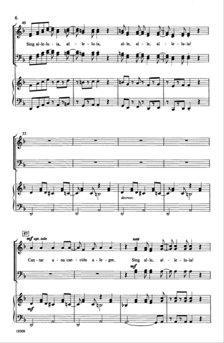 ¡Cantar! (Sing!) ¡Cantar! (Sing!) Choir scores gallery preview page 5