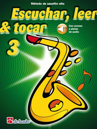 Book cover for Escuchar, leer & tocar 3 saxofón alto