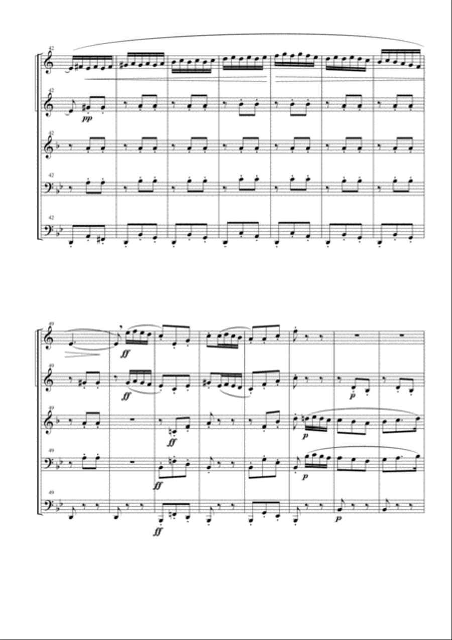 Prelude & Aragonaise from "Carmen Suite" for Brass Quintet image number null