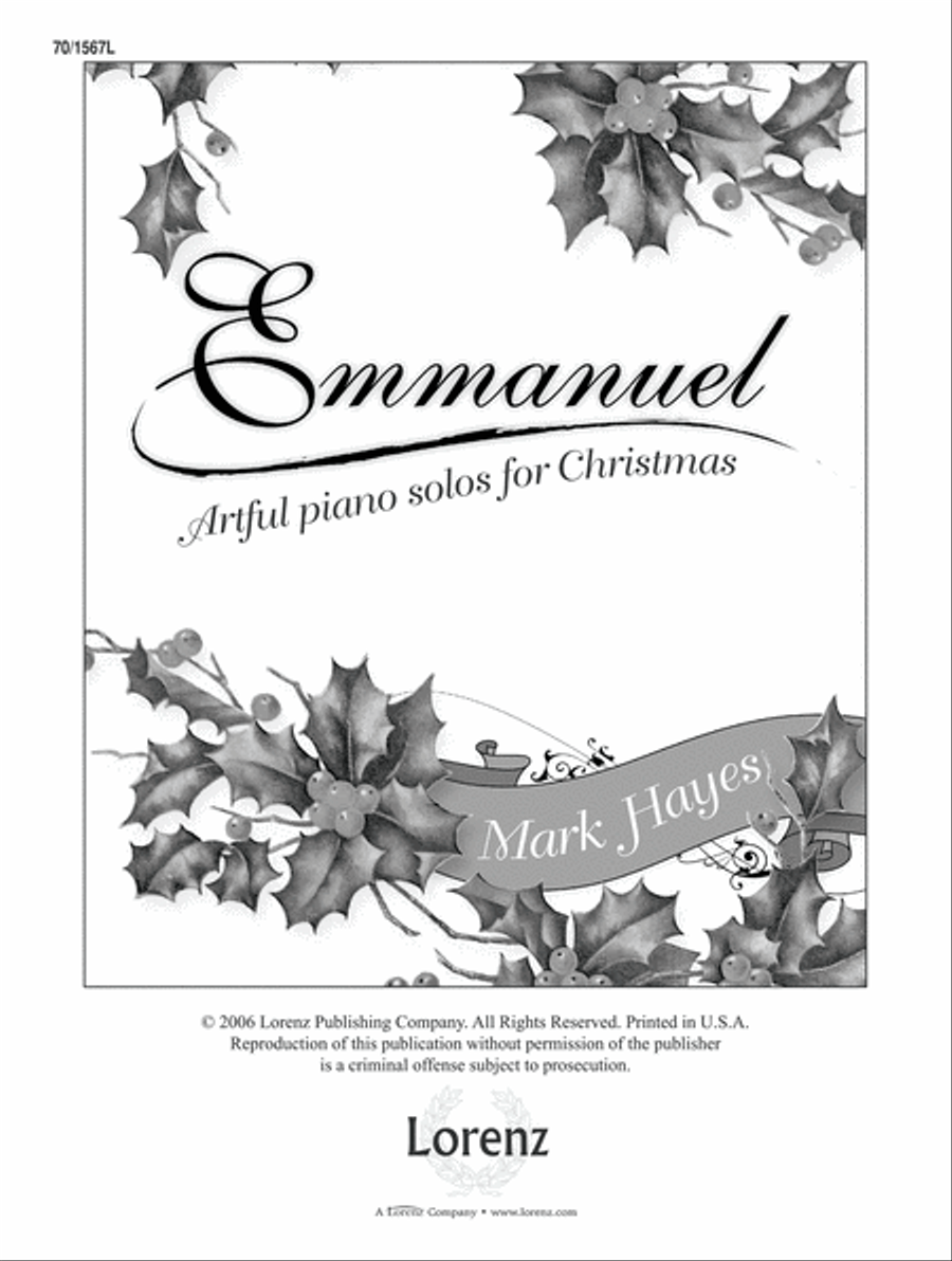 Emmanuel Piano Solo scores gallery preview page 1