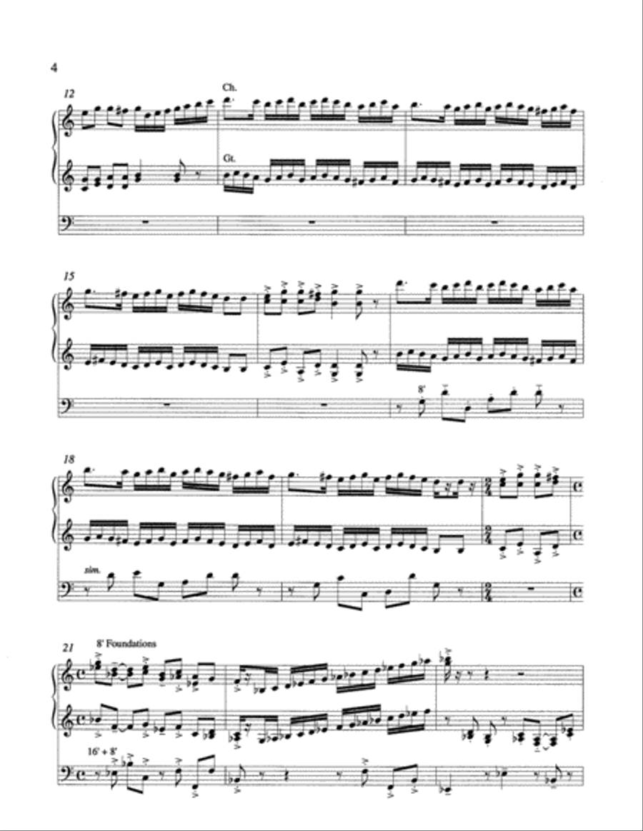 Christmas Intrada Organ scores gallery preview page 3
