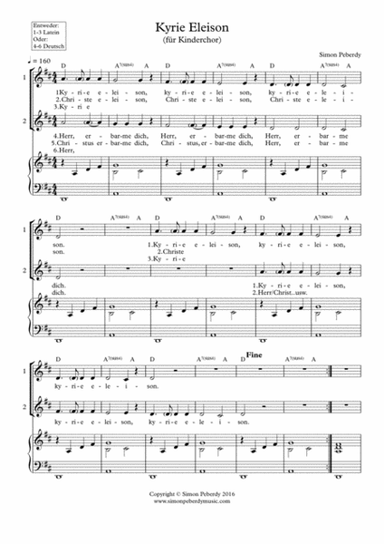 Kleine Messe für Kinderchor (rhythmical mass for children's choir) image number null