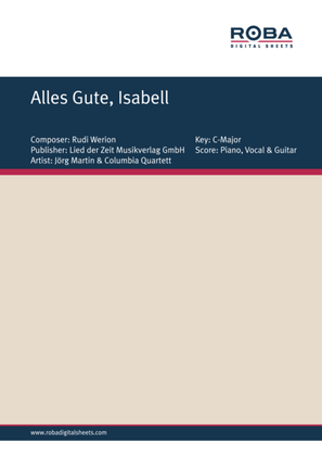 Alles Gute, Isabell