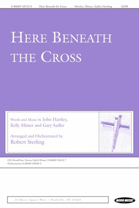 Book cover for Here Beneath The Cross - Anthem