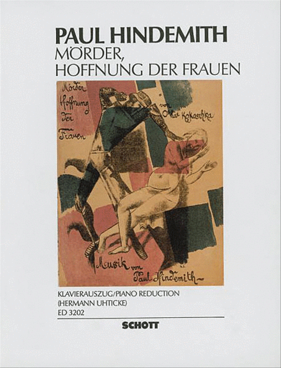 Morder, Hoffnung der Frauen by Paul Hindemith Voice - Sheet Music