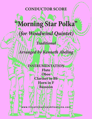 Book cover for Morning Star Polka (for Woodwind Quintet)