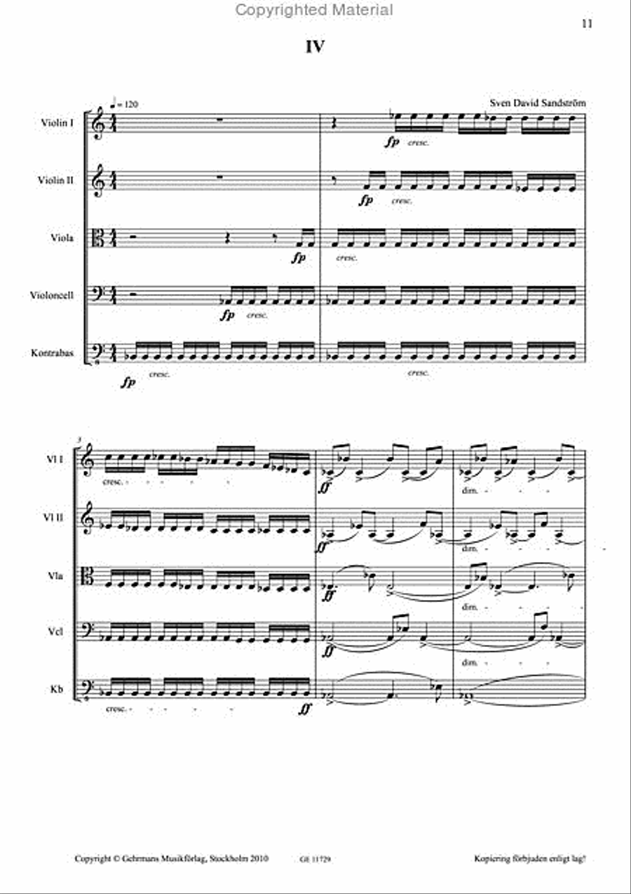 Ljuvlig ar din boning - Partitur 4-Part scores gallery preview page 6