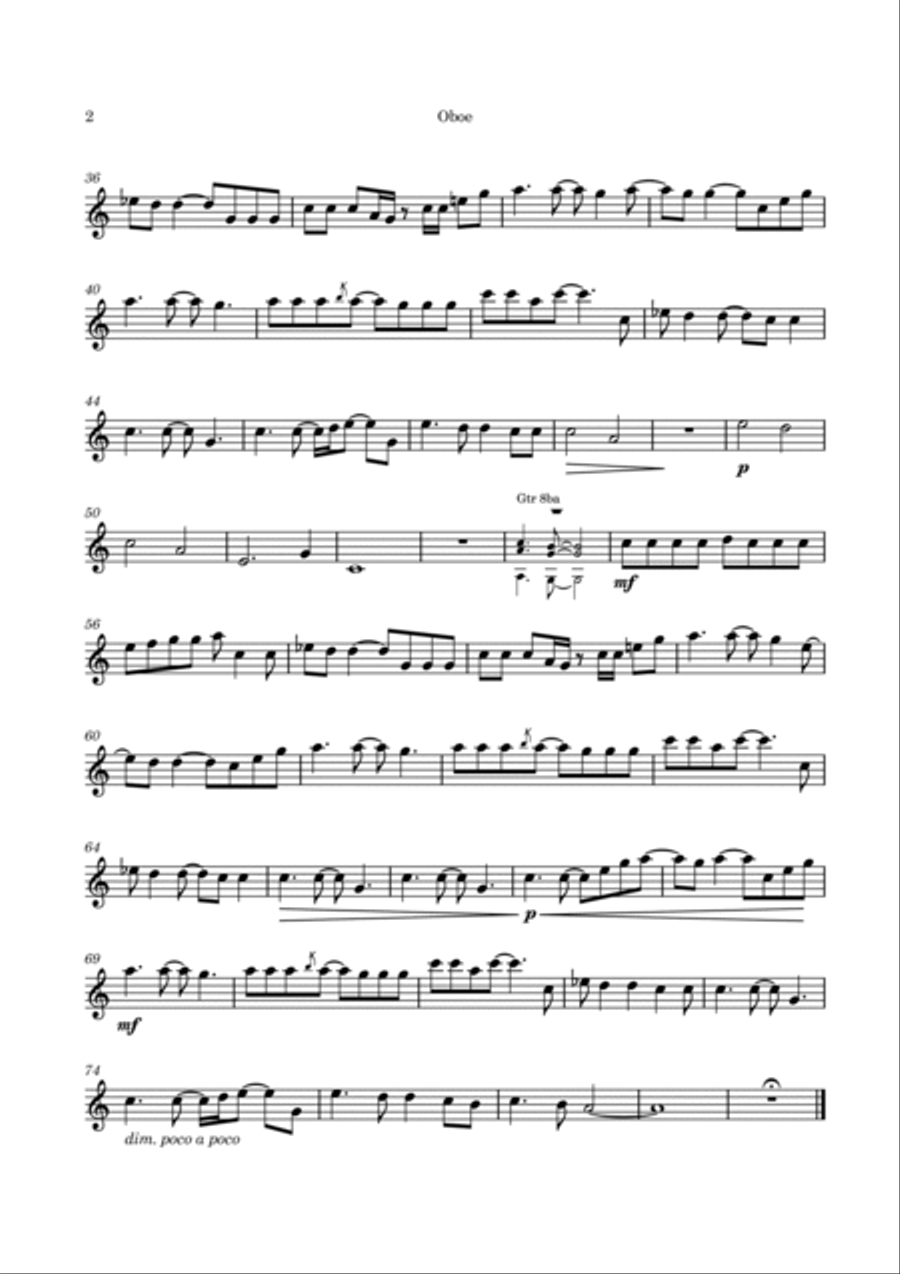 True Colors Oboe scores gallery preview page 5