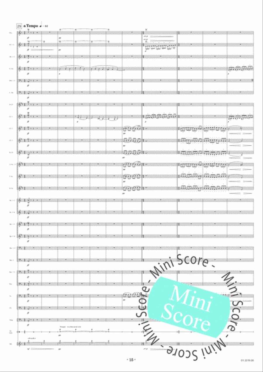 Feste Romane Concert Band scores gallery preview page 19