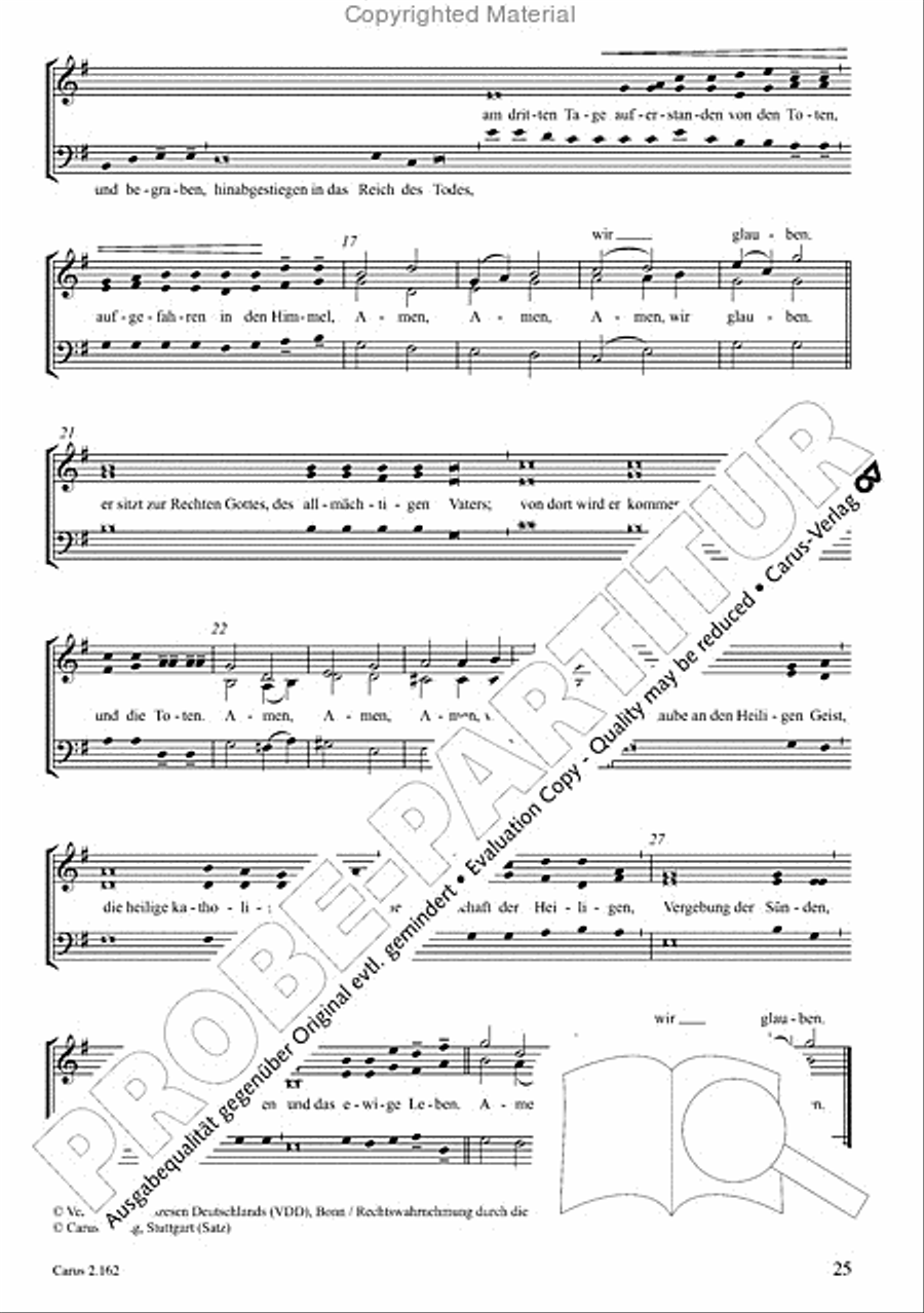 Chorbuch Gotteslob SAM 3-Part scores gallery preview page 26