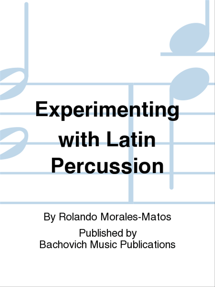 Experimenting with Latin Percussion Percussion Ensemble scores gallery preview page 1