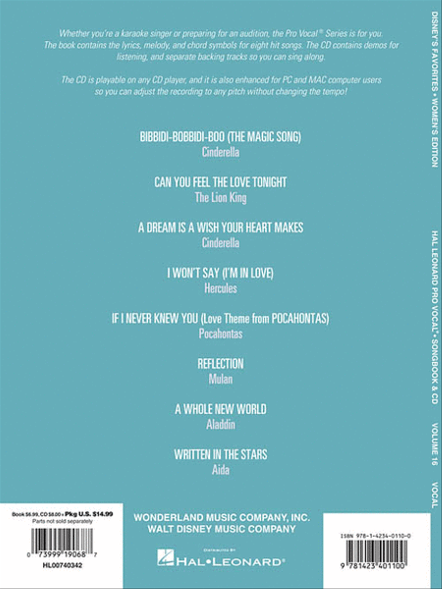 Disney Favorites Disney Favorites Voice scores gallery preview page 2