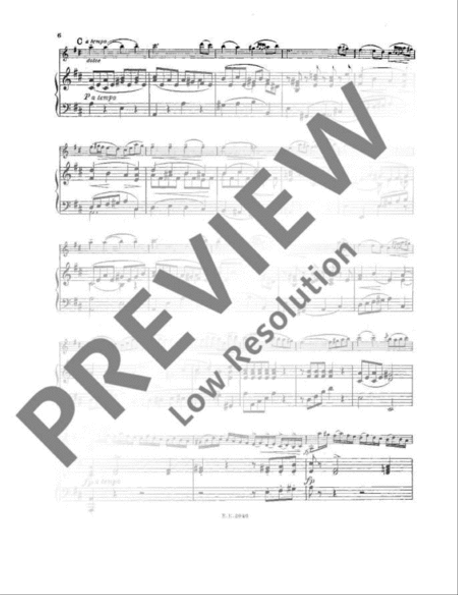 Concertino D Major Violin Solo scores gallery preview page 7