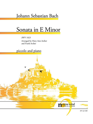 Sonata in E Minor, BWV 1023 for Piccolo and Piano