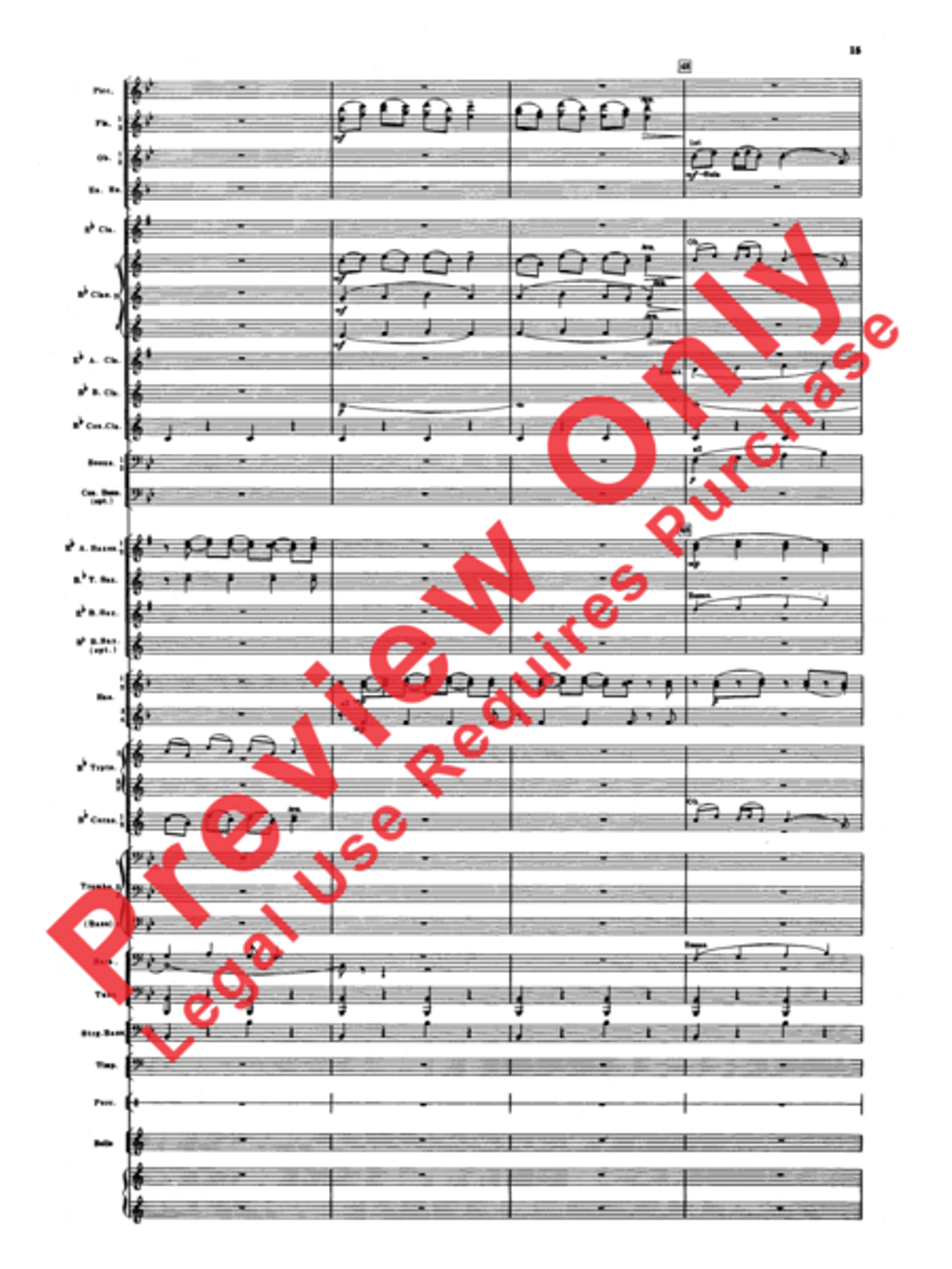 Armenian Dances, Part 1 Concert Band scores gallery preview page 16