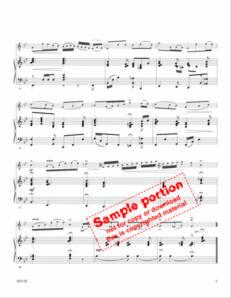 The Old Rugged Cross Violin scores gallery preview page 3