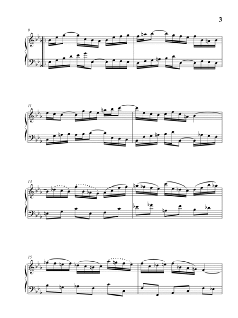 Partita No. 2 in C minor, BWV 826: IV. Sarabande (As played by Vikingur Olafsson) Piano Solo scores gallery preview page 4