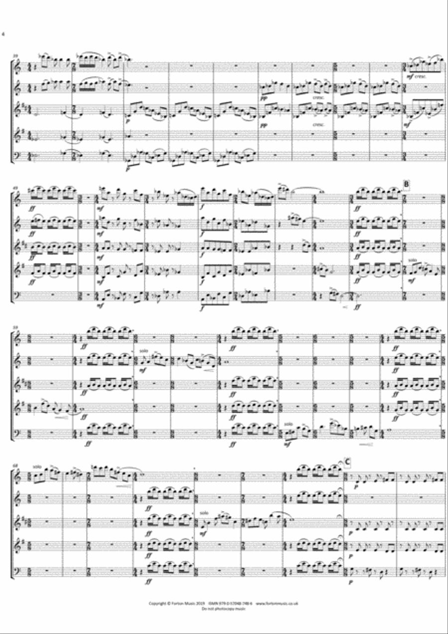 Angels Dancing with the Sun and the Moon Bassoon scores gallery preview page 4