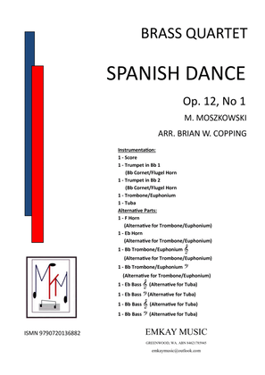 SPANISH DANCE OP 12, NO1 – BRASS QUARTET