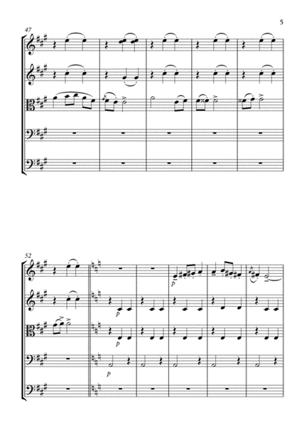 Waltz from ''Lyric Pieces'' Op.12, No.2 - for string orchestra