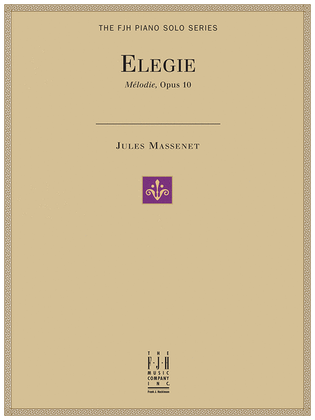 Book cover for Elegie, Melodie, Op. 10