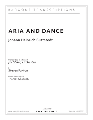 ARIA AND DANCE for string orchestra