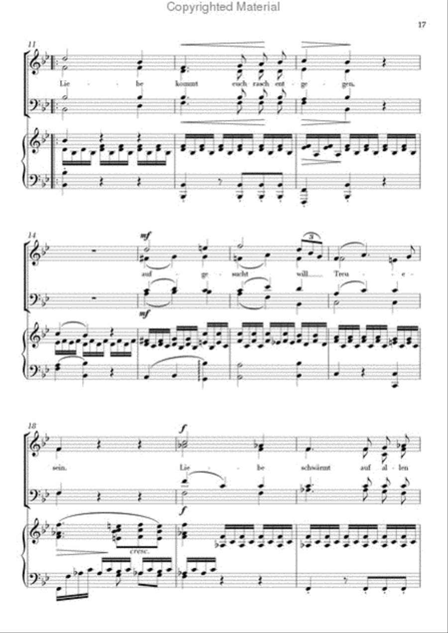 Schubert-Lieder - ClassiChor I , Neun Lieder von Franz Schubert 4-Part scores gallery preview page 9