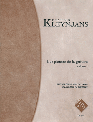 Book cover for Les plaisirs de la guitare, vol. 1 (avec acc. par le prof.)