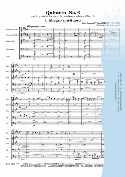 Quintette No. 6