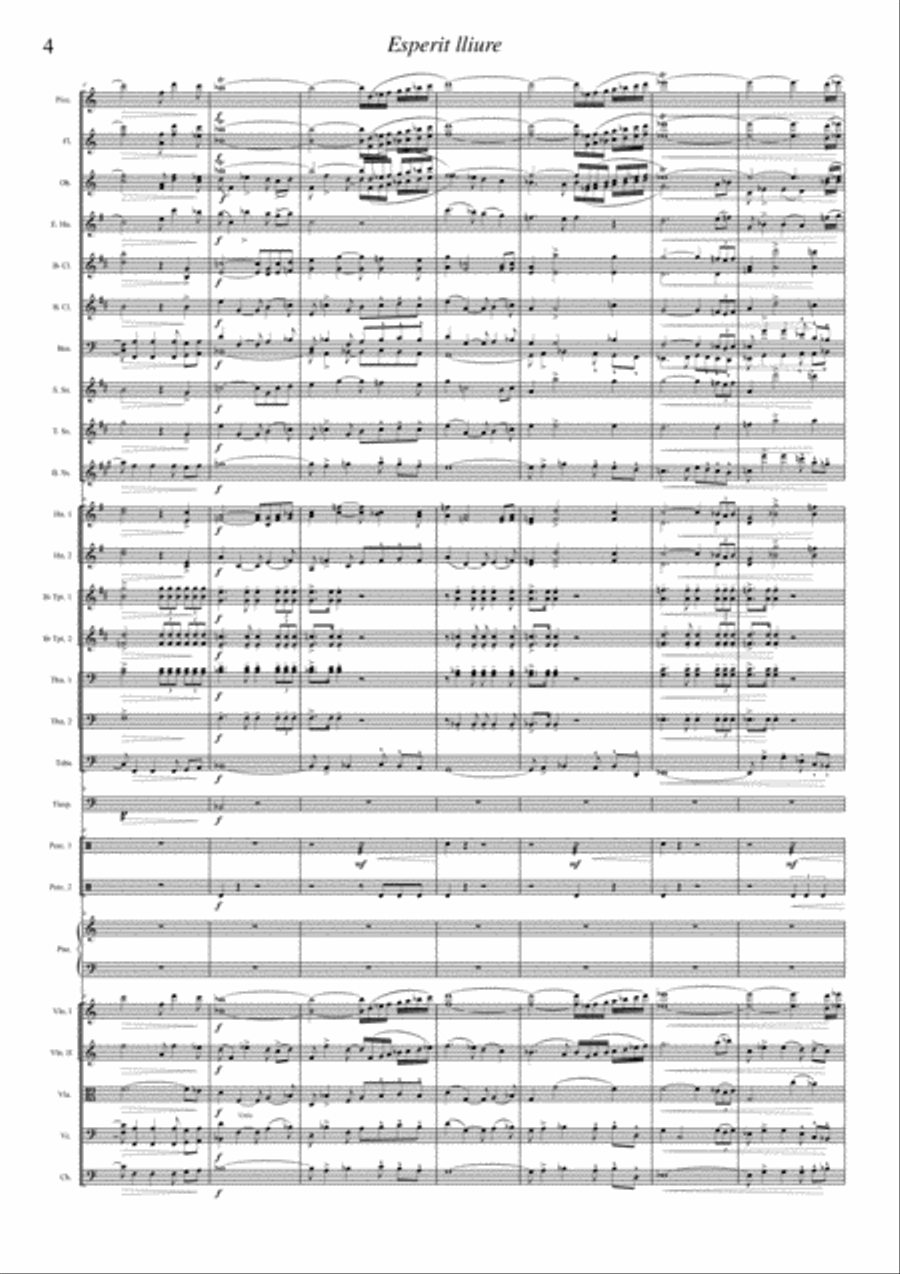 Esperit Lliure Full Orchestra scores gallery preview page 6