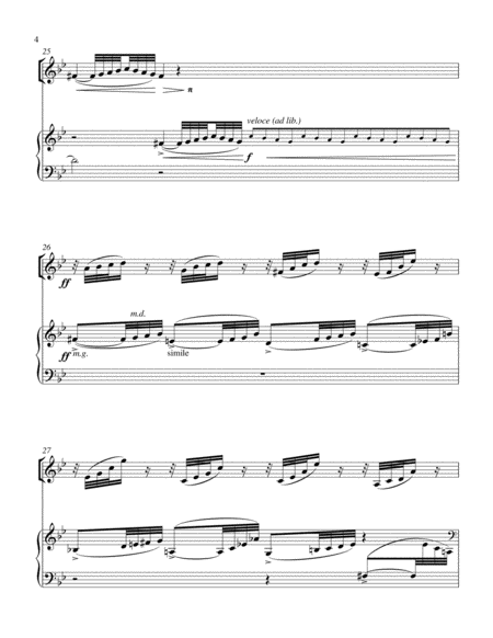 Rachmaninoff - Etude-Tableau in G minor op. 33 no. 7 arr. for Piano and Violin