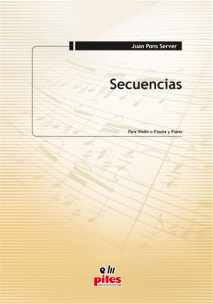 Secuencias para Violi­n o Flauta y Piano Flute scores gallery preview page 1